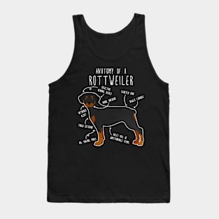 Rottweiler Anatomy Tank Top